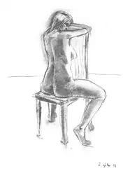 Nude on Chair