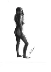 Stepping Forward Nude