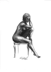 Nude On Chair 2